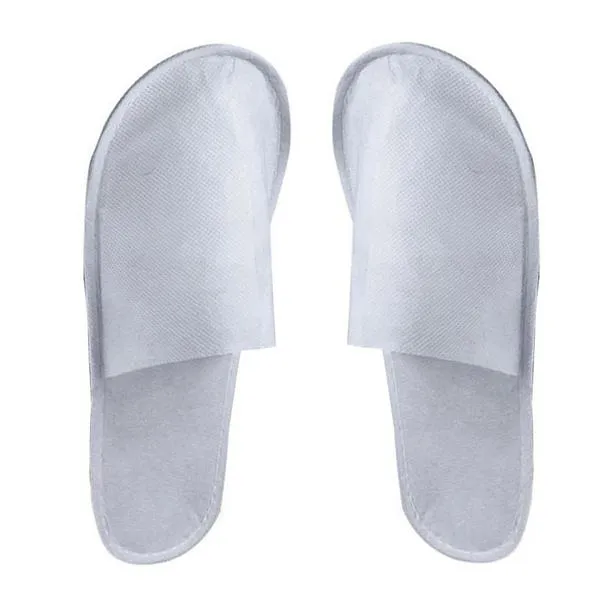20-Pairs: Spa Hotel Guest Soft Slippers Closed Toe Disposable Travel Slipper