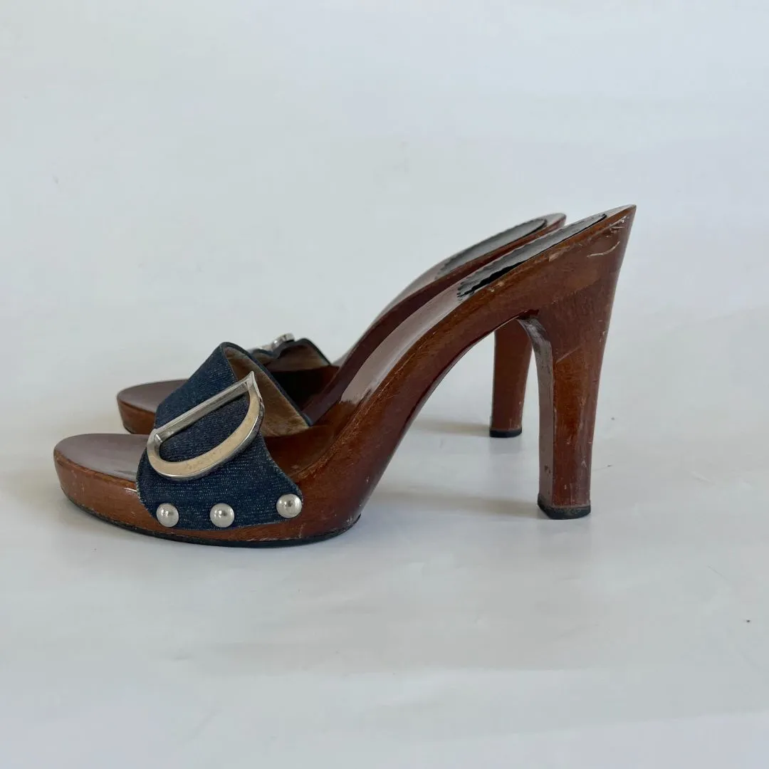 Christian Dior Vintage Mule Sandals, 41