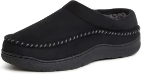Dearfoams Men's Thompson Memory Foam Indoor/Outdoor Clog Slipper