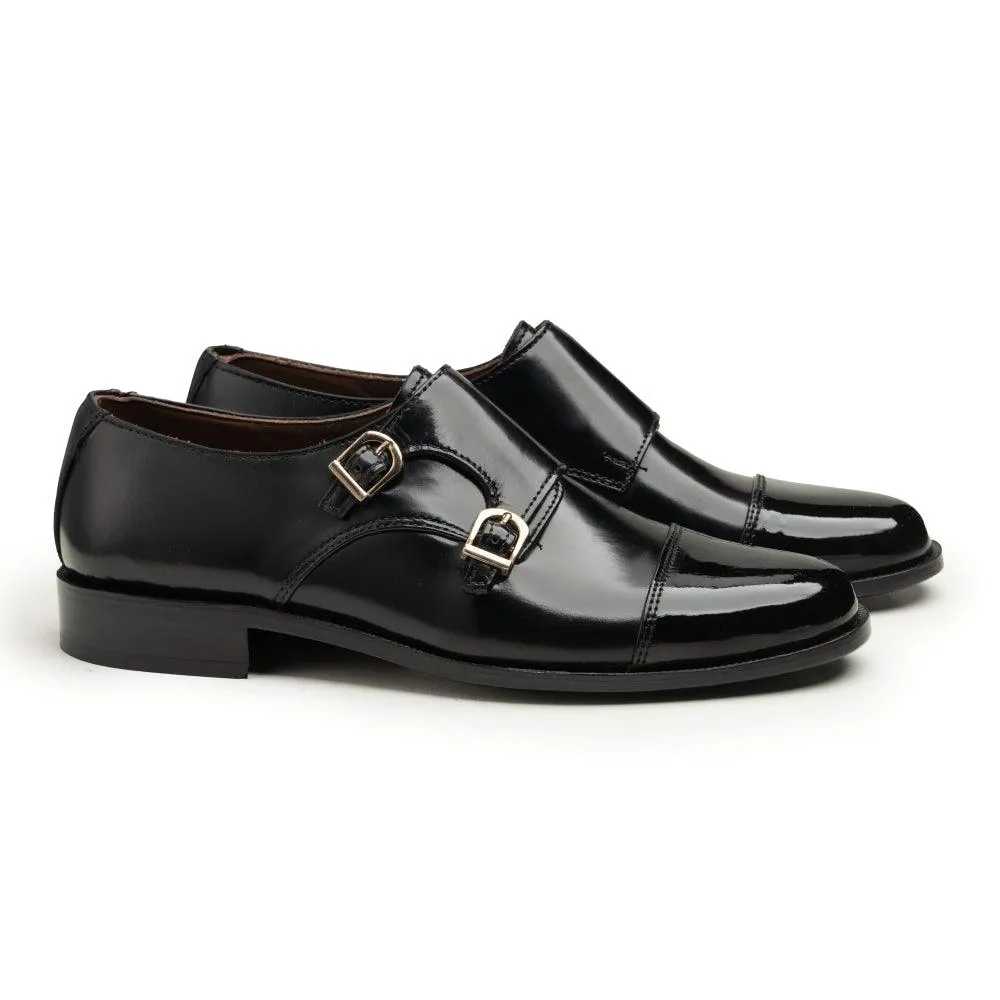 Double Monkstraps - 063PT black