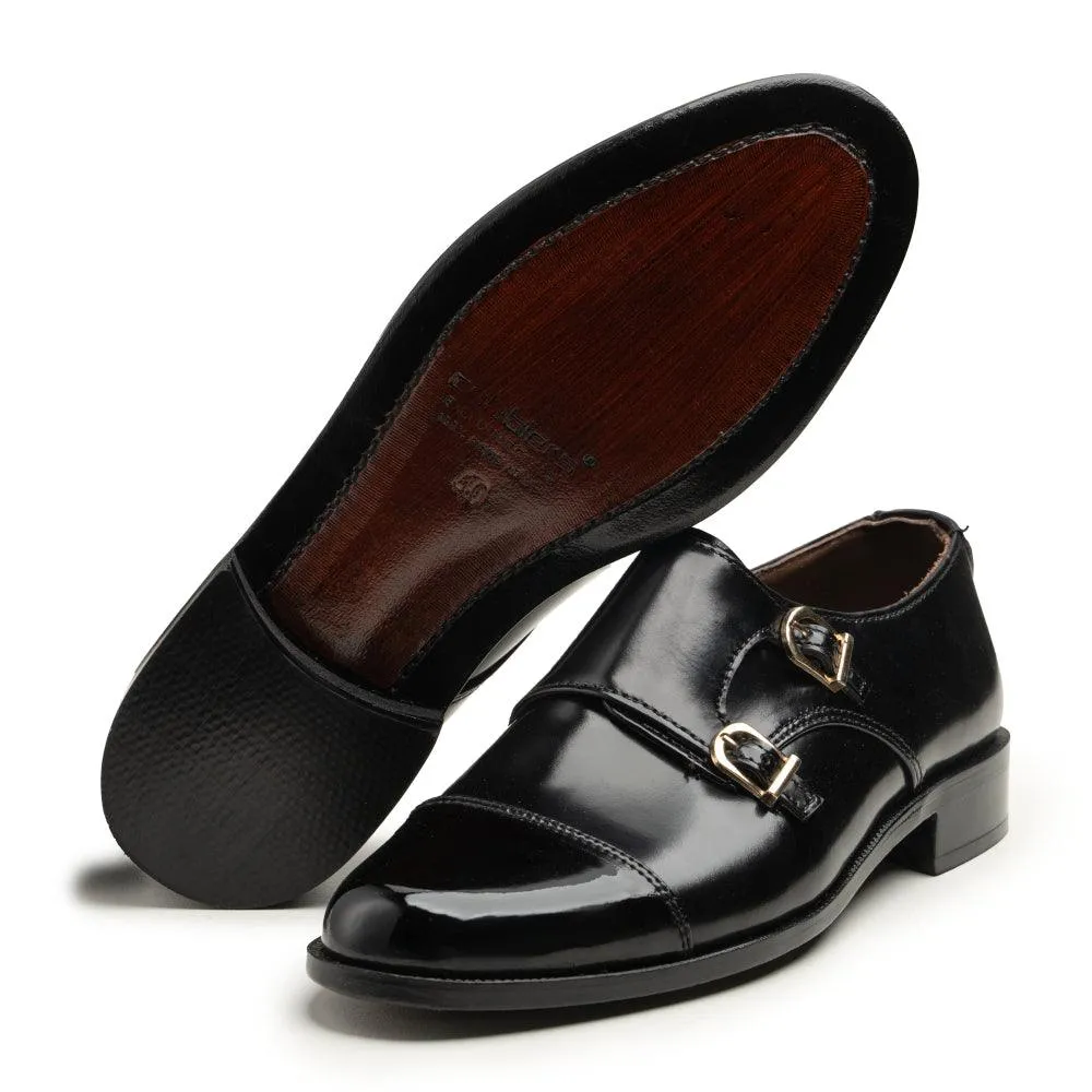 Double Monkstraps - 063PT black