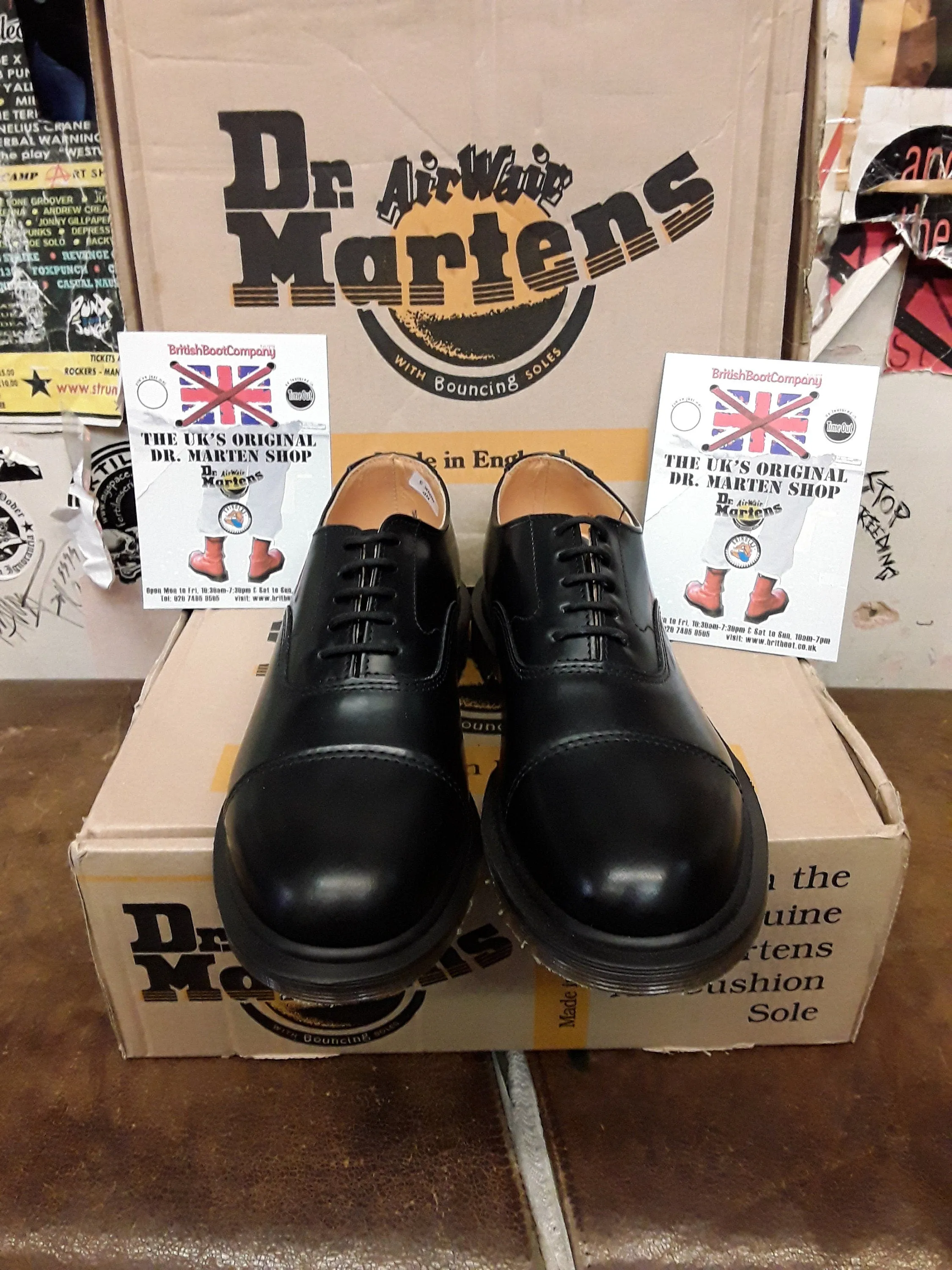 Dr Martens Black Oxford Made in England Size 7