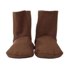 Eco-Fin Herbal Booties, Chocolate, 1 pair