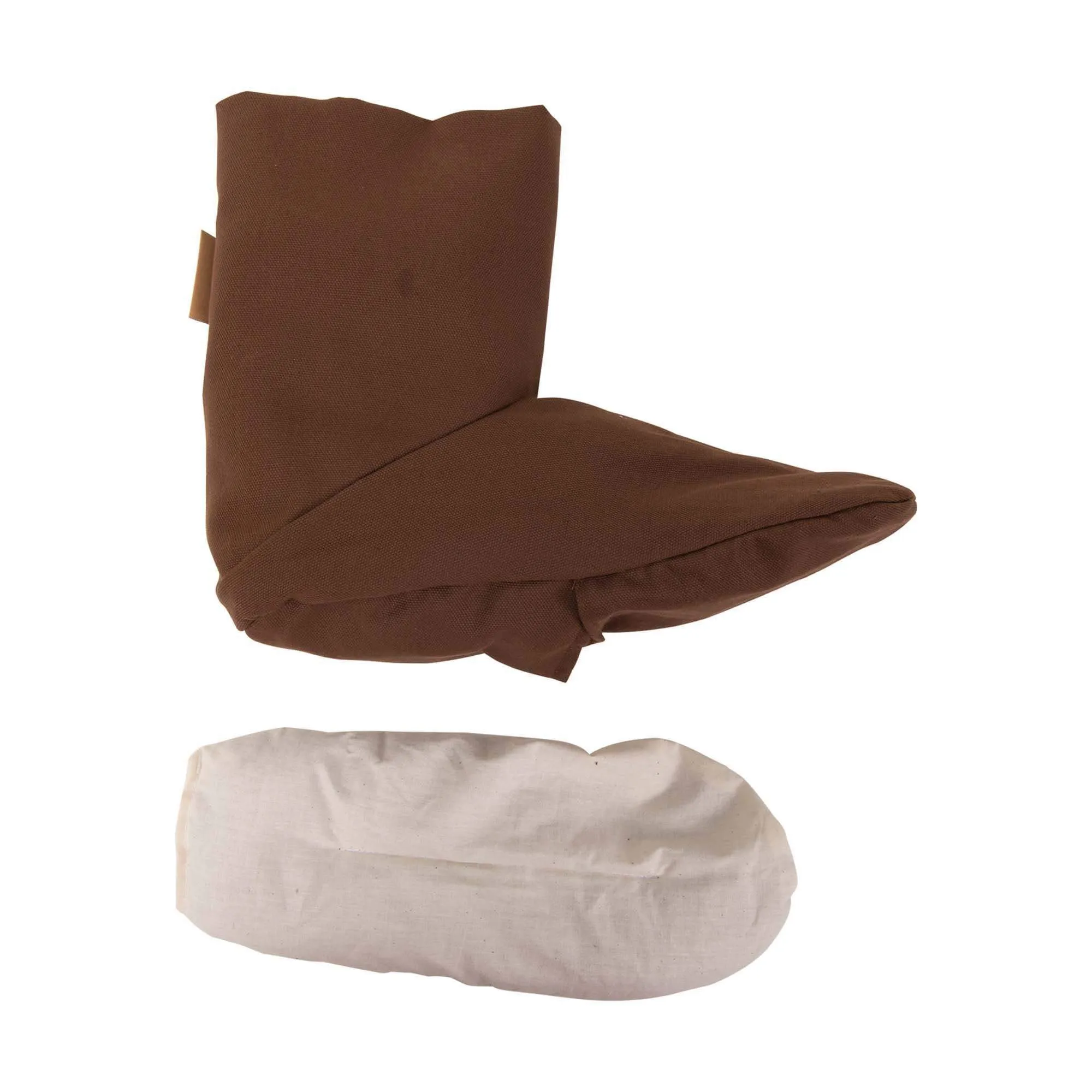 Eco-Fin Herbal Booties, Chocolate, 1 pair