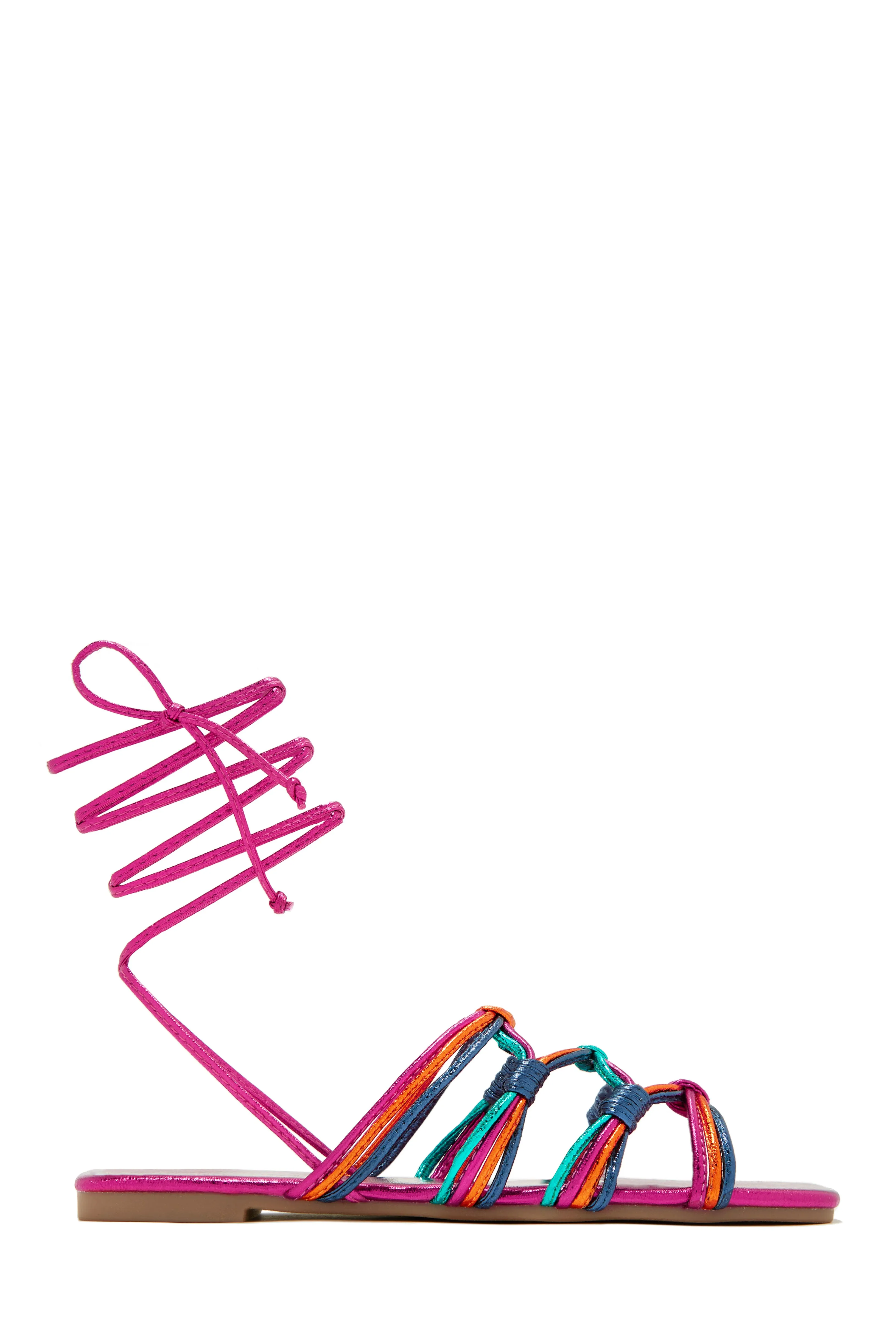 Eternal Nights Lace Up Sandals - Multi