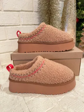Isaac Platform Sherpa Slippers