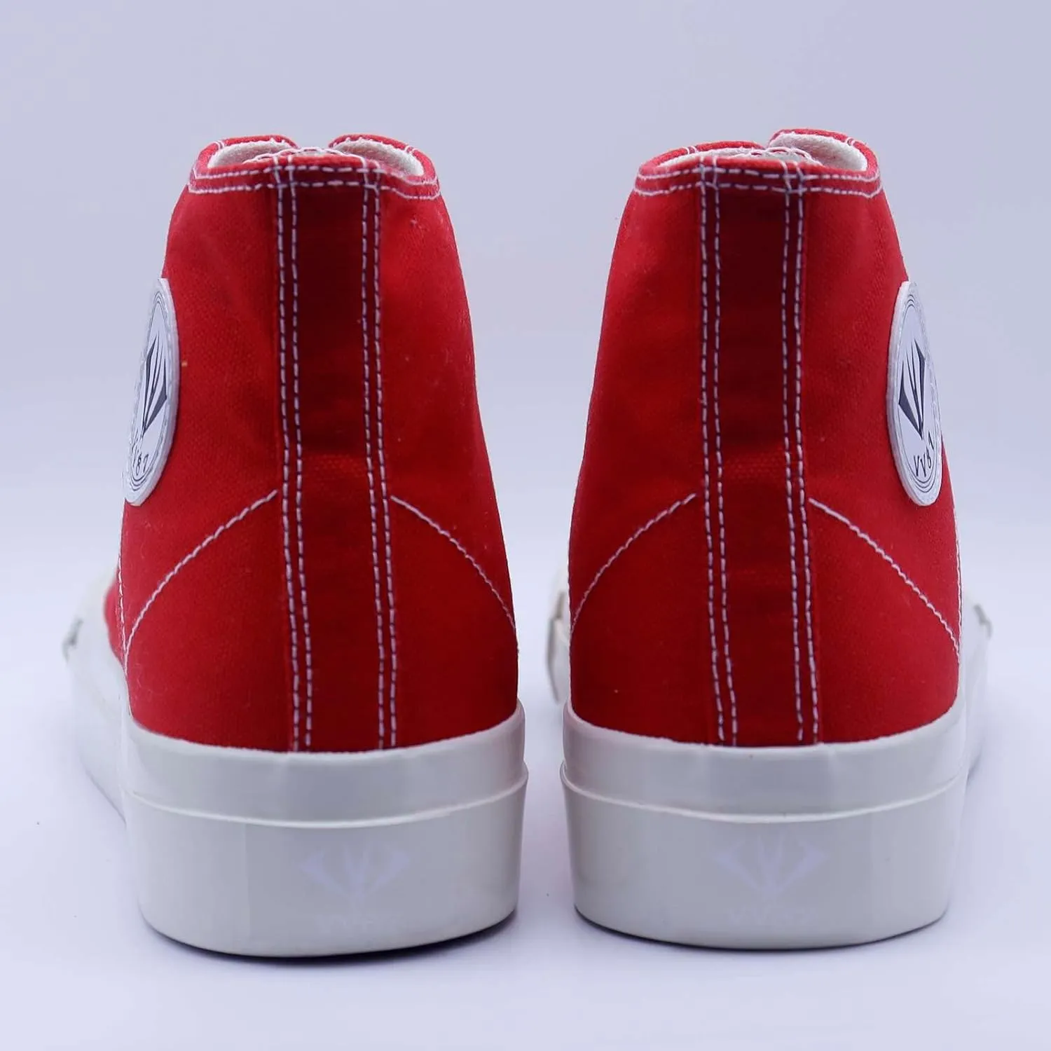 MAUGELY Men's High Top Canvas Fashion Sneakers Skateboard Walking Shoes Flats