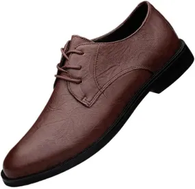 Men's Classic Casual Dress Shoes Lace-up Formal Oxfords Business Walking Tuxedo Shoes for Men