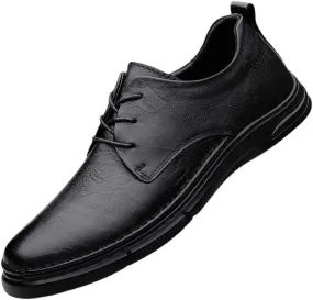 Men's Lace-Up Oxfords Shoes Mens Business Casual Loafers Shoes Patent Leather Formal Dress Shoes for Men