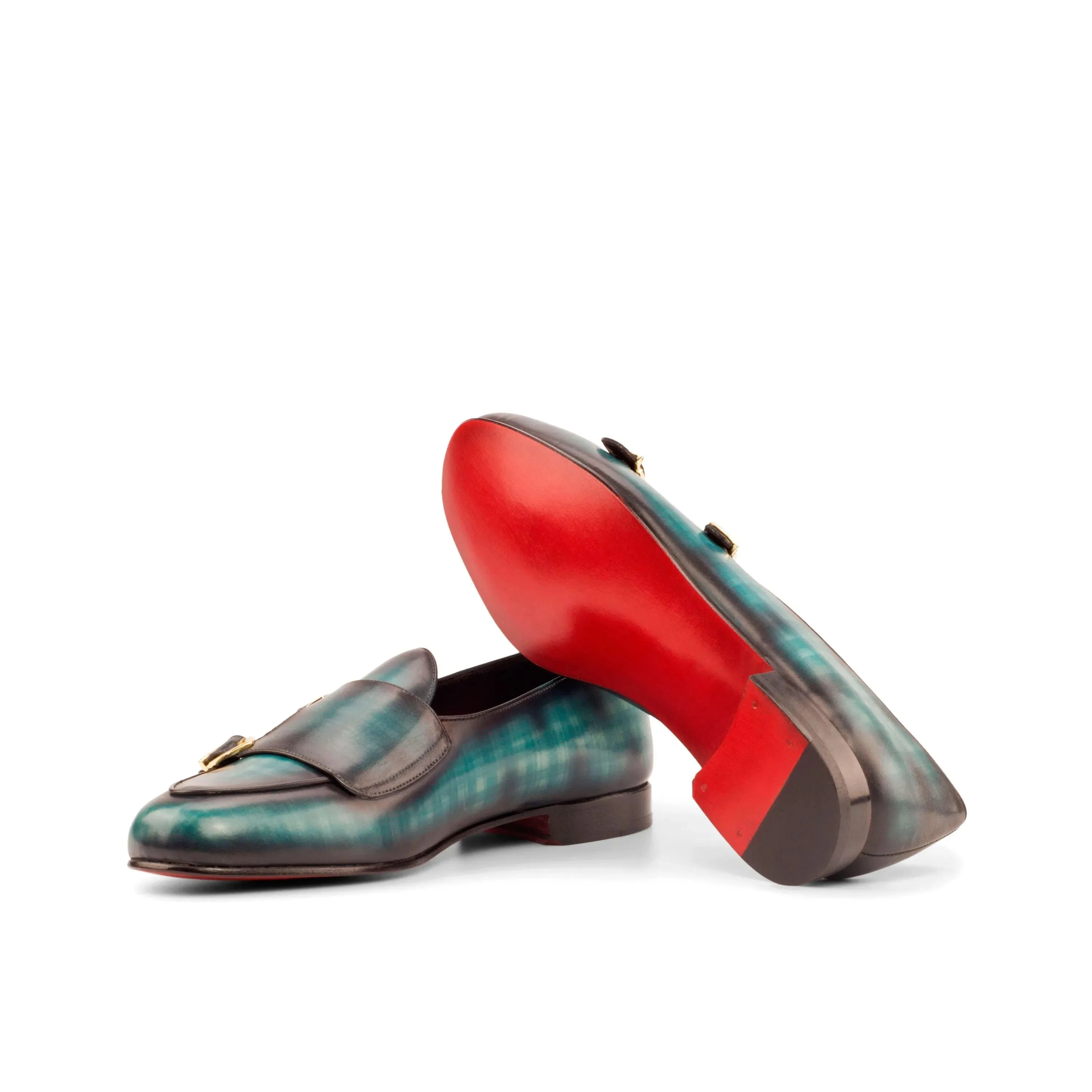 Mercelo Belgian Patina Monk Slipper