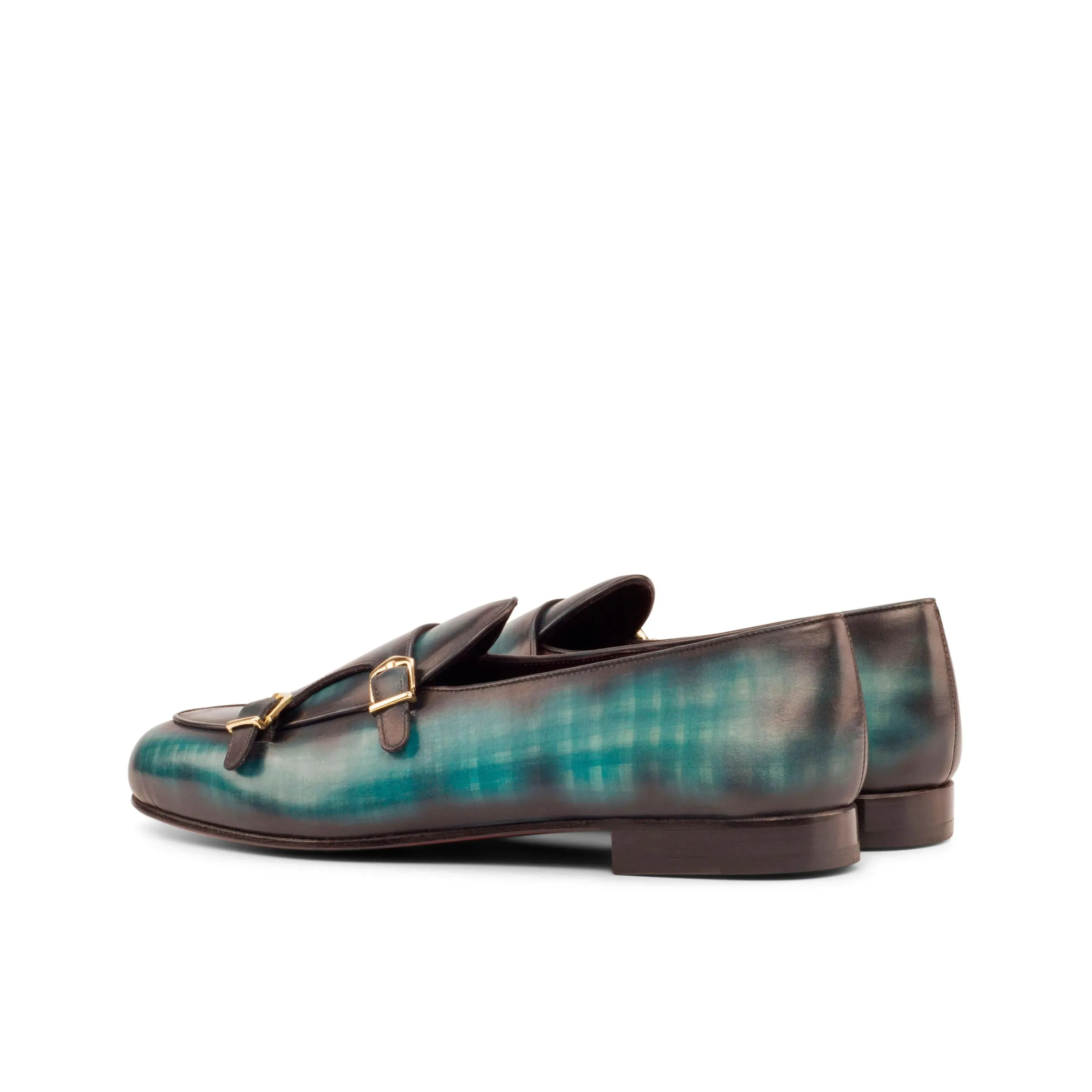 Mercelo Belgian Patina Monk Slipper