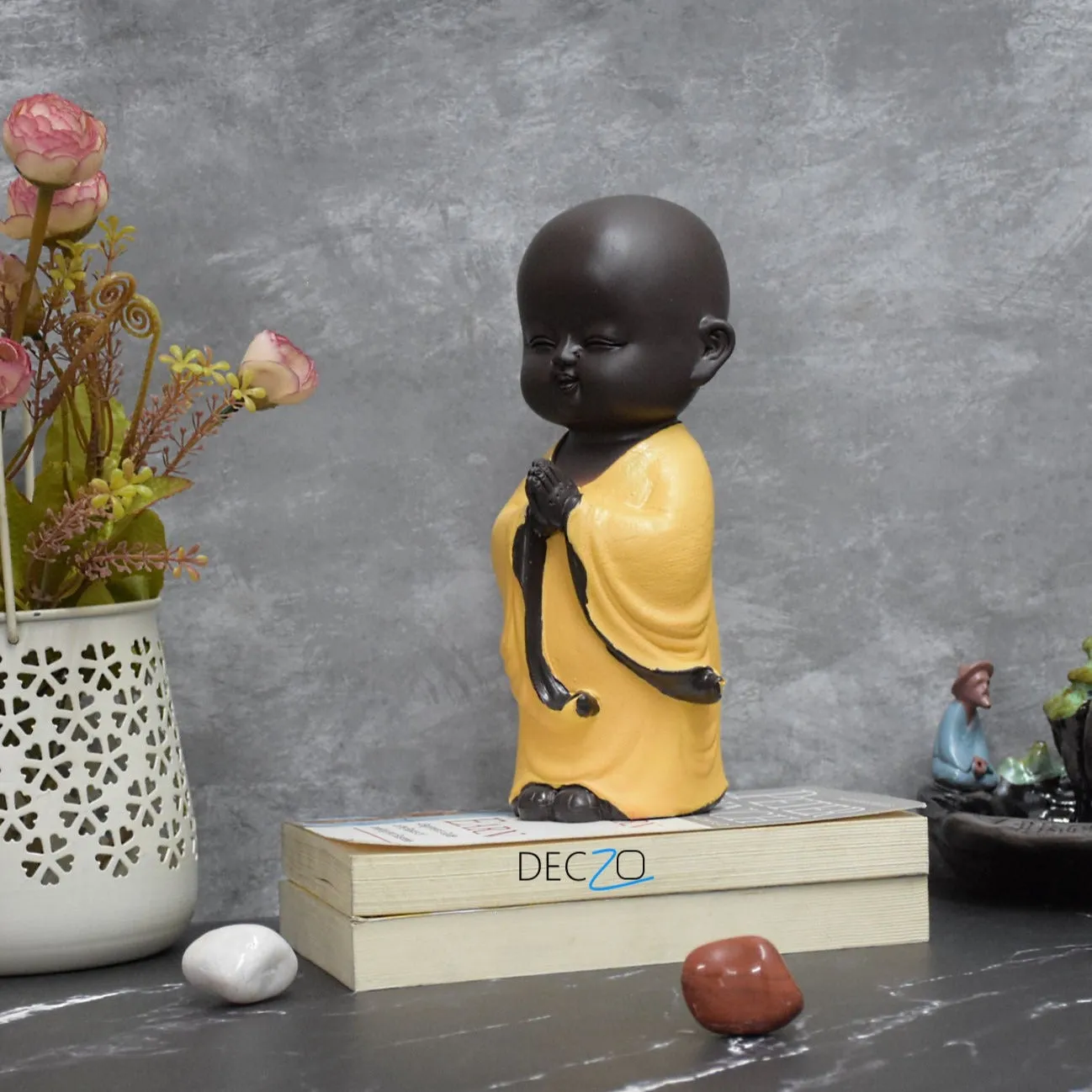 Namaste Buddha Monk : Yellow
