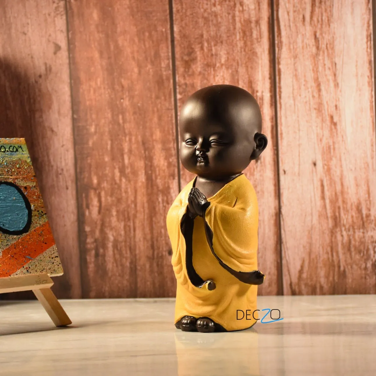 Namaste Buddha Monk : Yellow