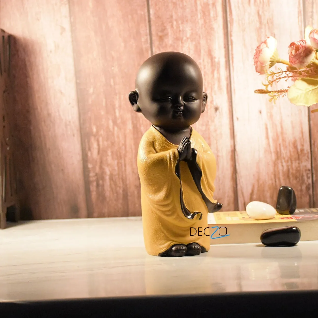 Namaste Buddha Monk : Yellow