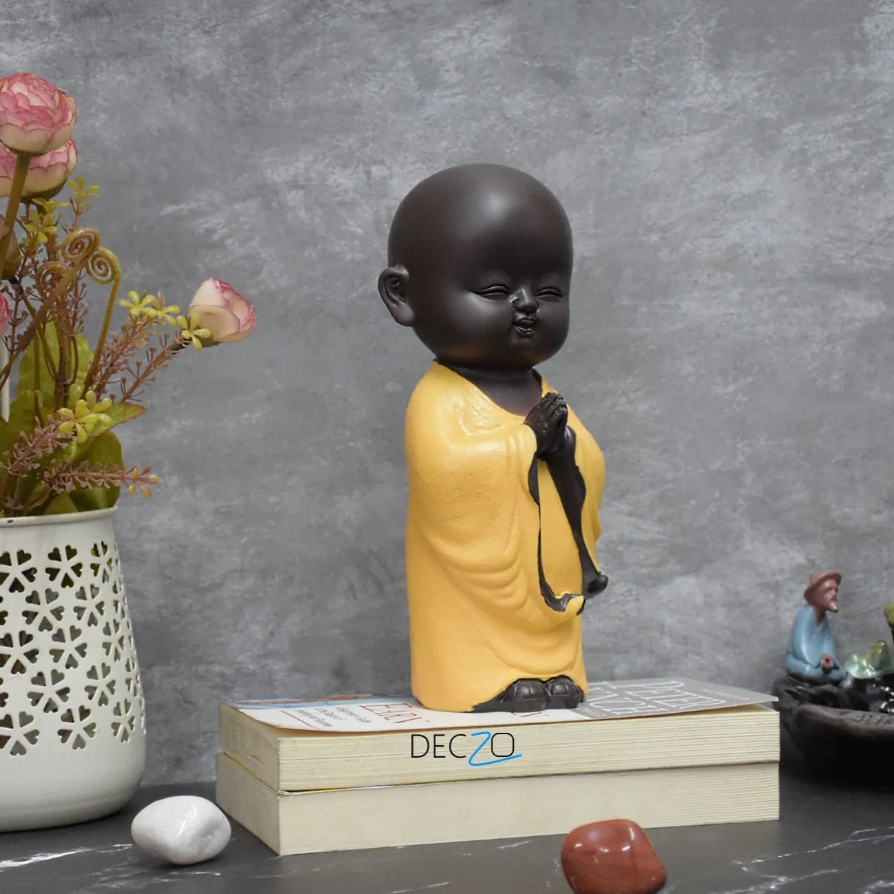 Namaste Buddha Monk : Yellow