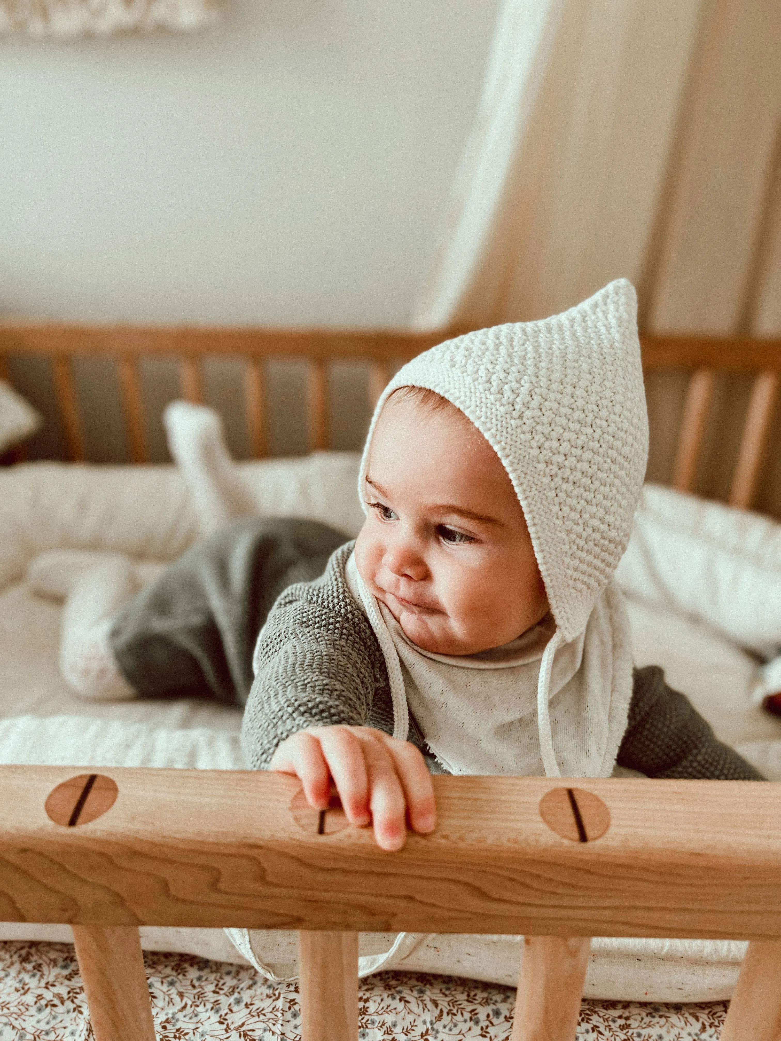 Organic Cotton Bonnet - Pixie