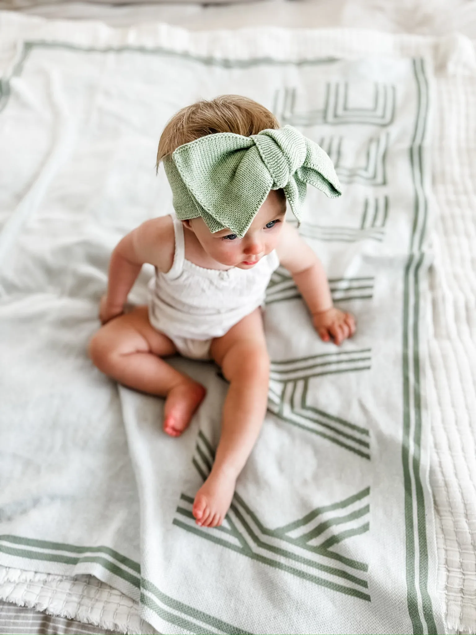Organic Cotton Bow & Bootie Sets