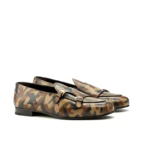 Pelagios Belgian Patina Monk Slipper