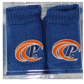 Pepperdine Blue Newborn Booties