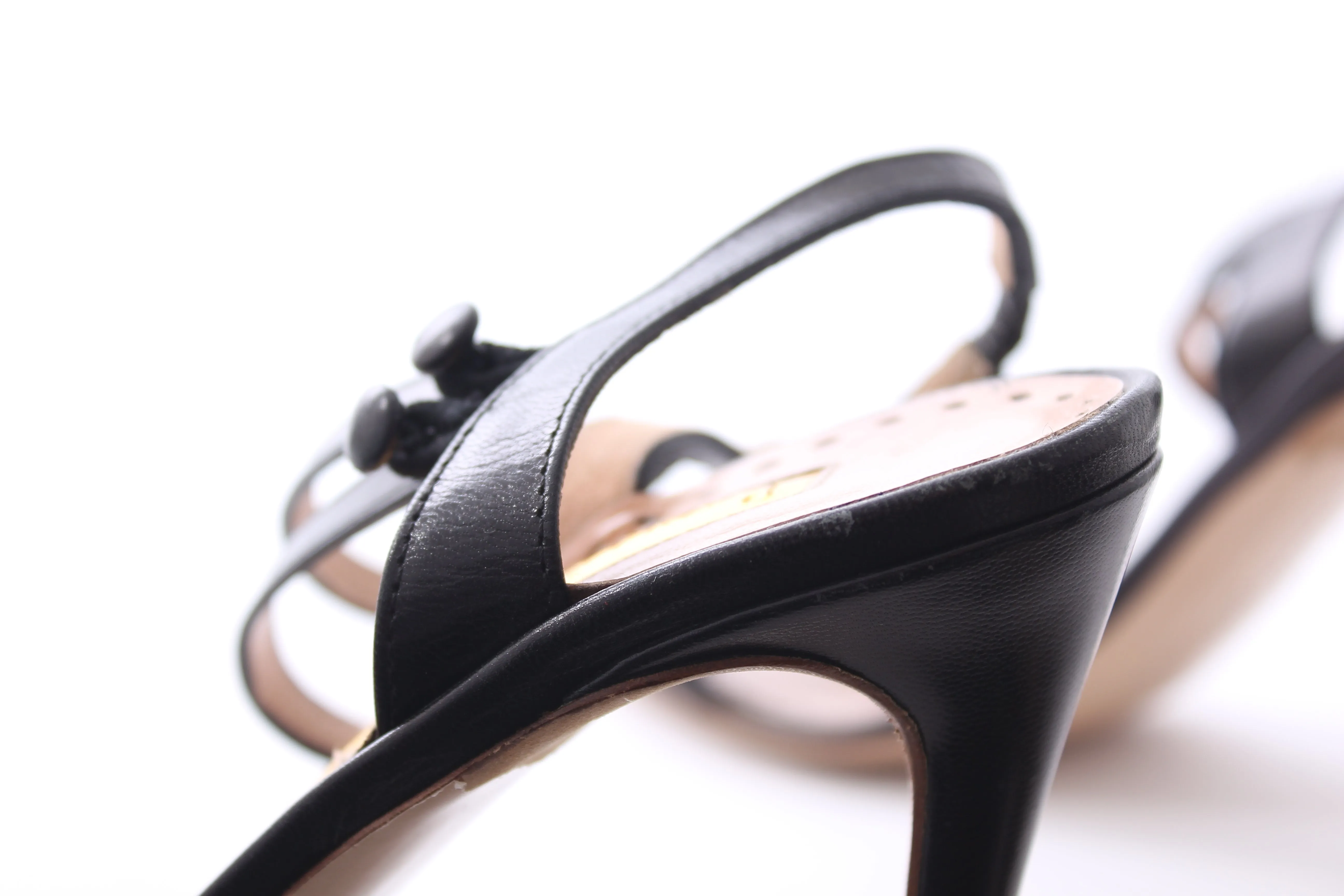 Rupert Sanderson Buttoned Multi-Strap Sandals
