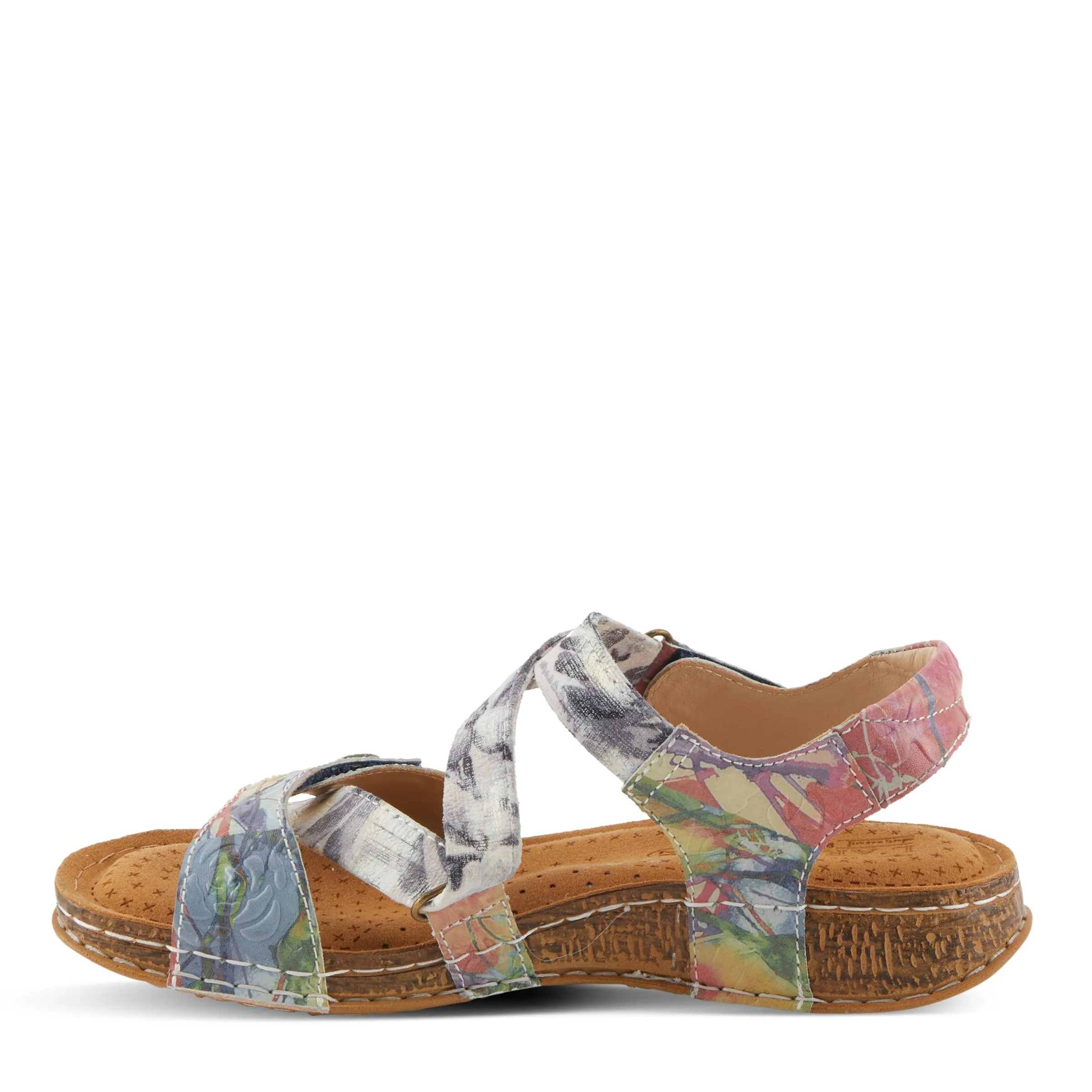 Spring Step Shoes L'Artiste Collette Sandals Women's Leather Multi Color