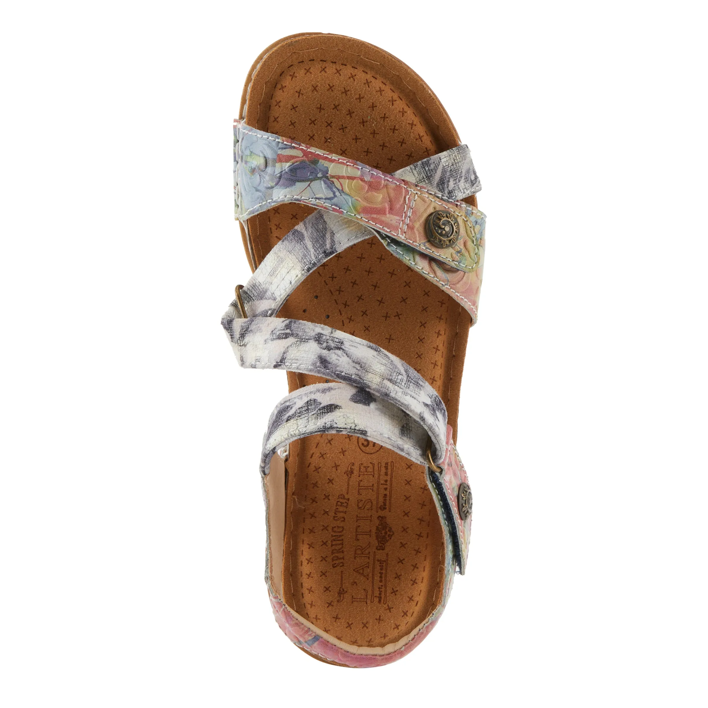 Spring Step Shoes L'Artiste Collette Sandals Women's Leather Multi Color