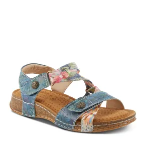 Spring Step Shoes L'Artiste Collette Sandals Women's Leather Multi Color