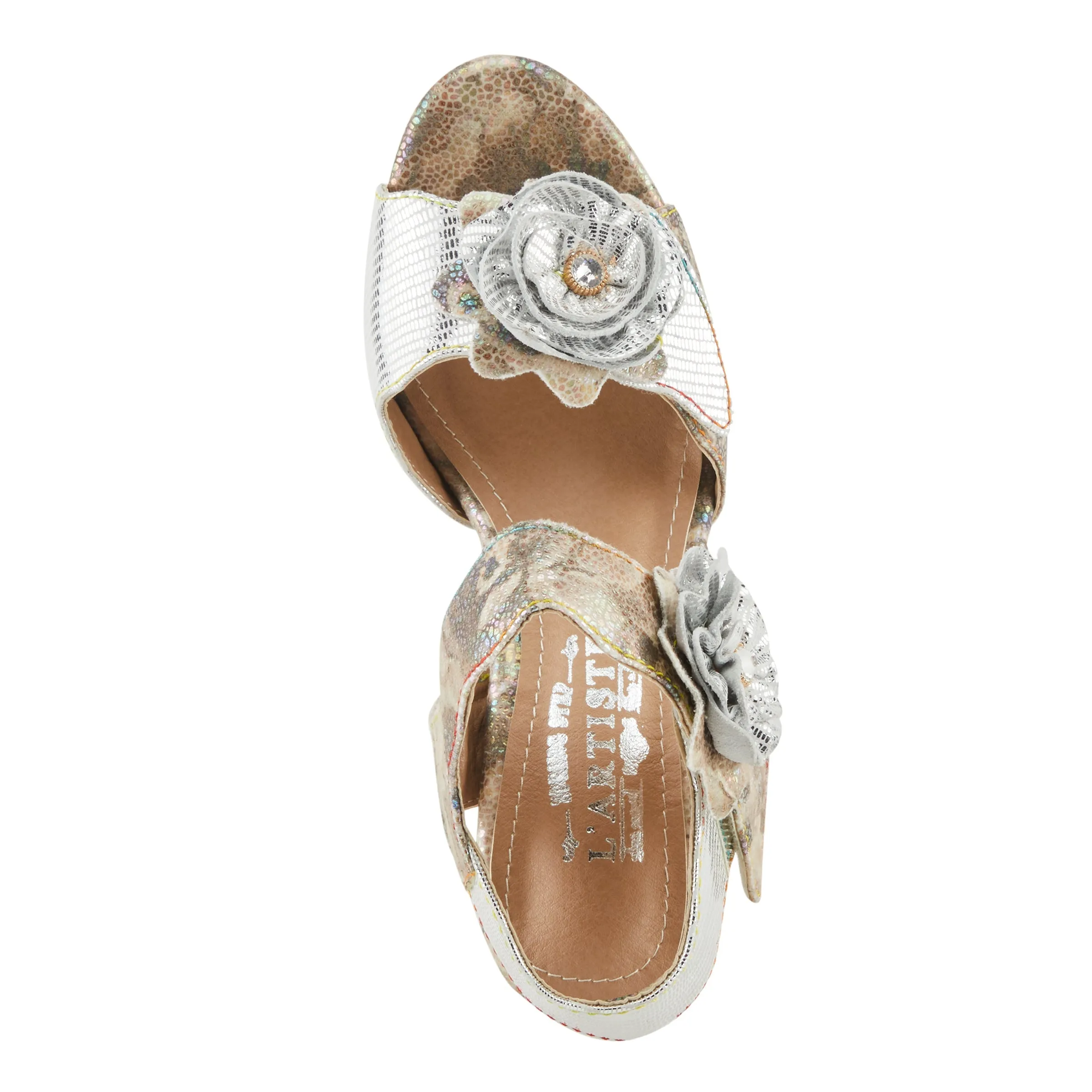 Spring Step Shoes  L'Artiste Smashing Sandals Women's Metallic Leather