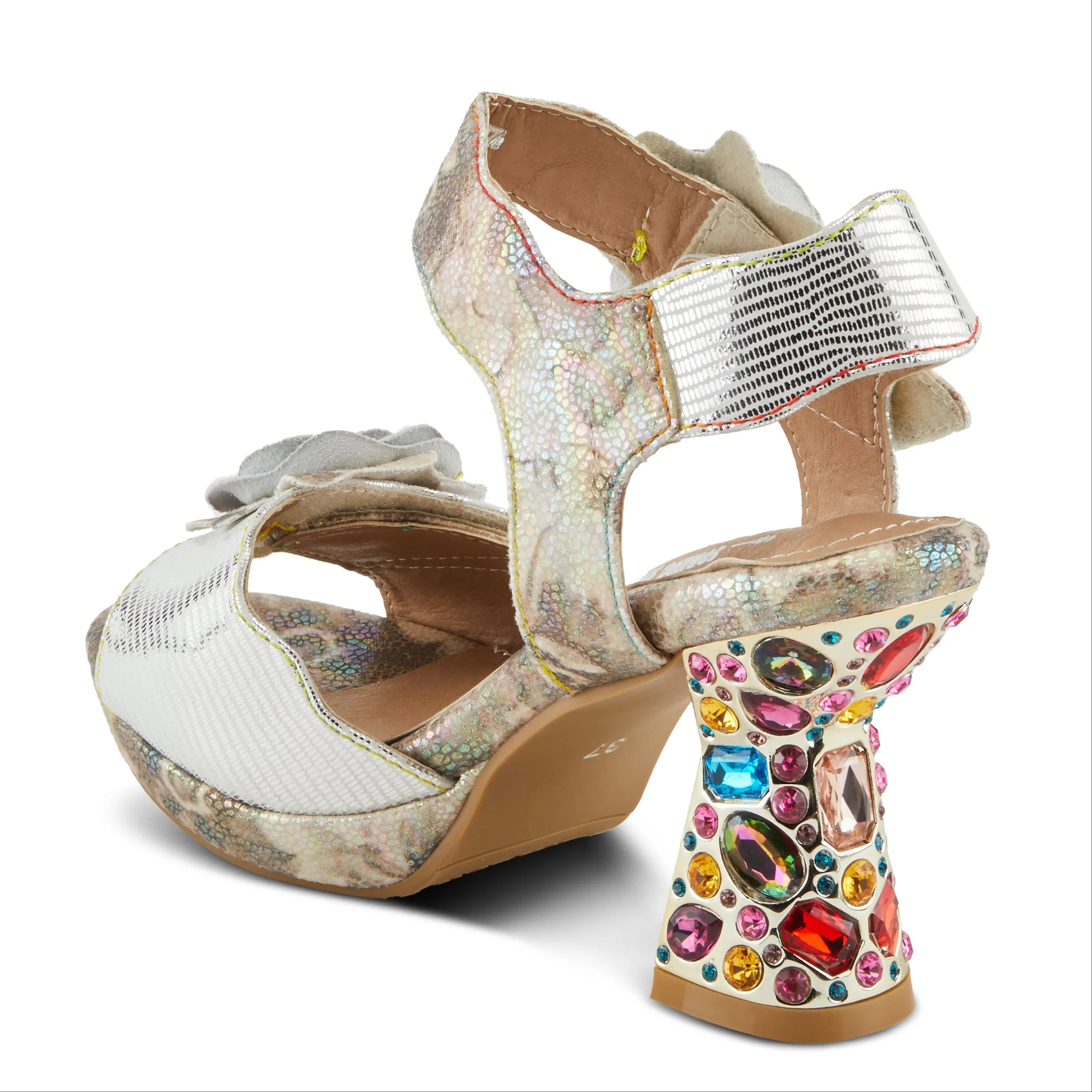 Spring Step Shoes  L'Artiste Smashing Sandals Women's Metallic Leather