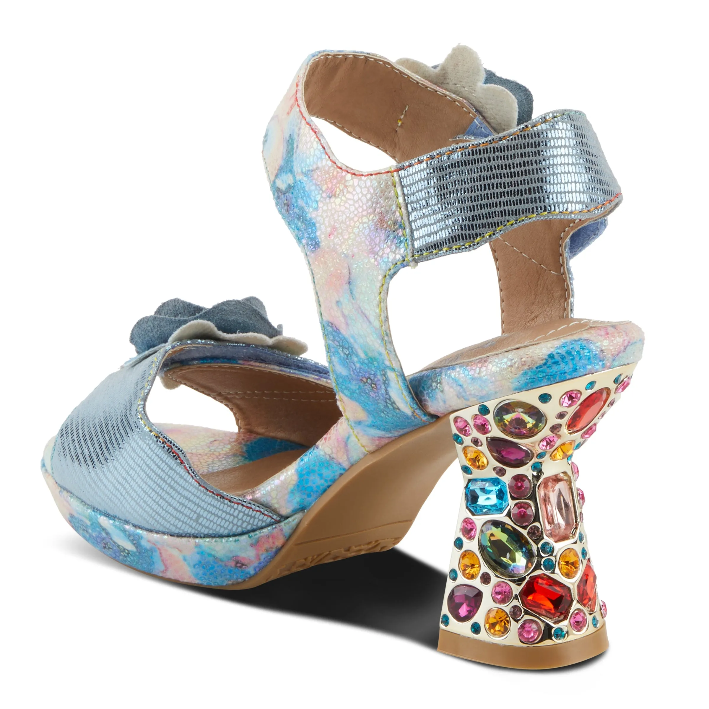 Spring Step Shoes  L'Artiste Smashing Sandals Women's Metallic Leather