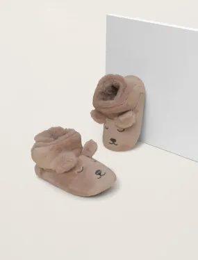Toddler Faux Fur Bear Bootie