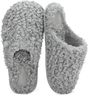 ULTRAIDEAS Women's Indoor Fuzzy Slippers, Ladies Lightweight Cozy Memory Foam House Shoes