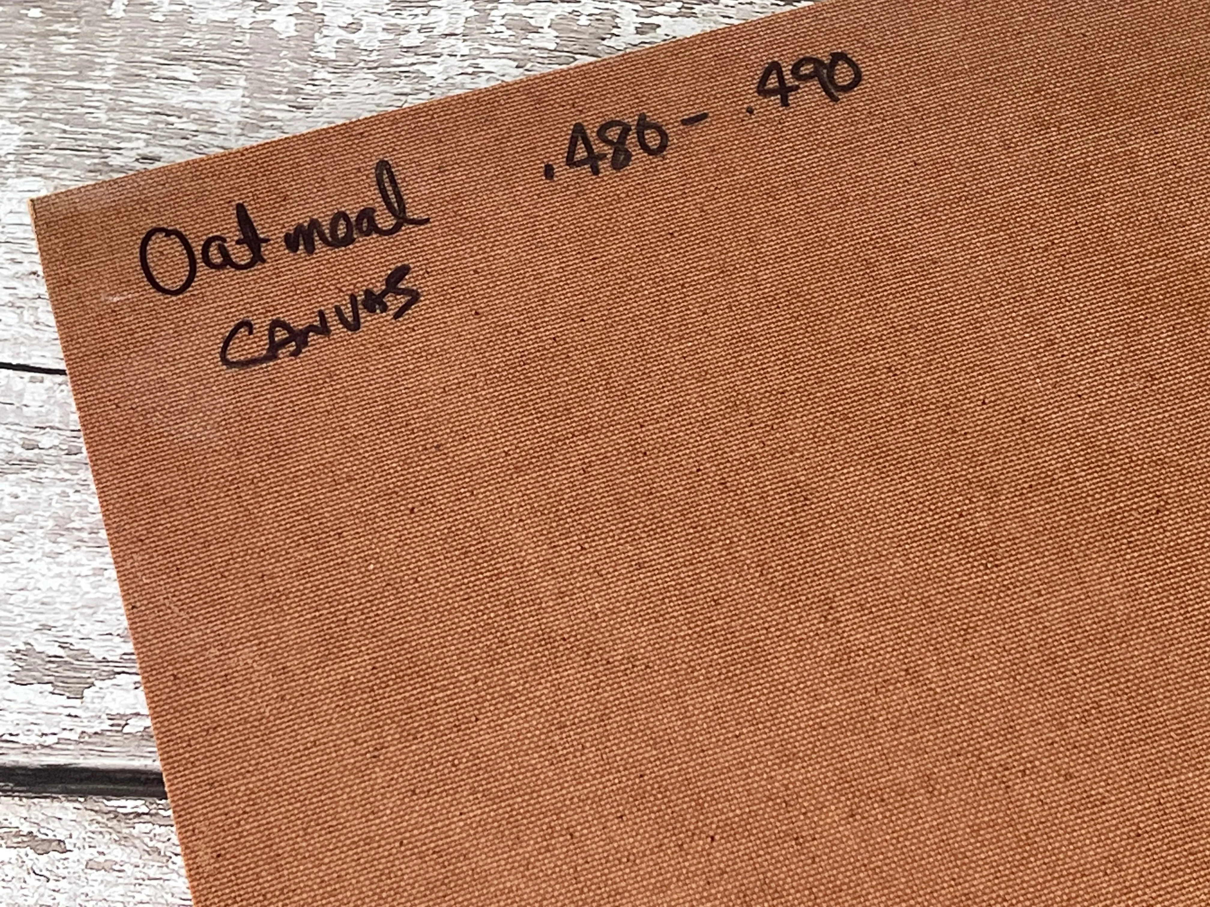 Vintage Oatmeal Canvas Micarta