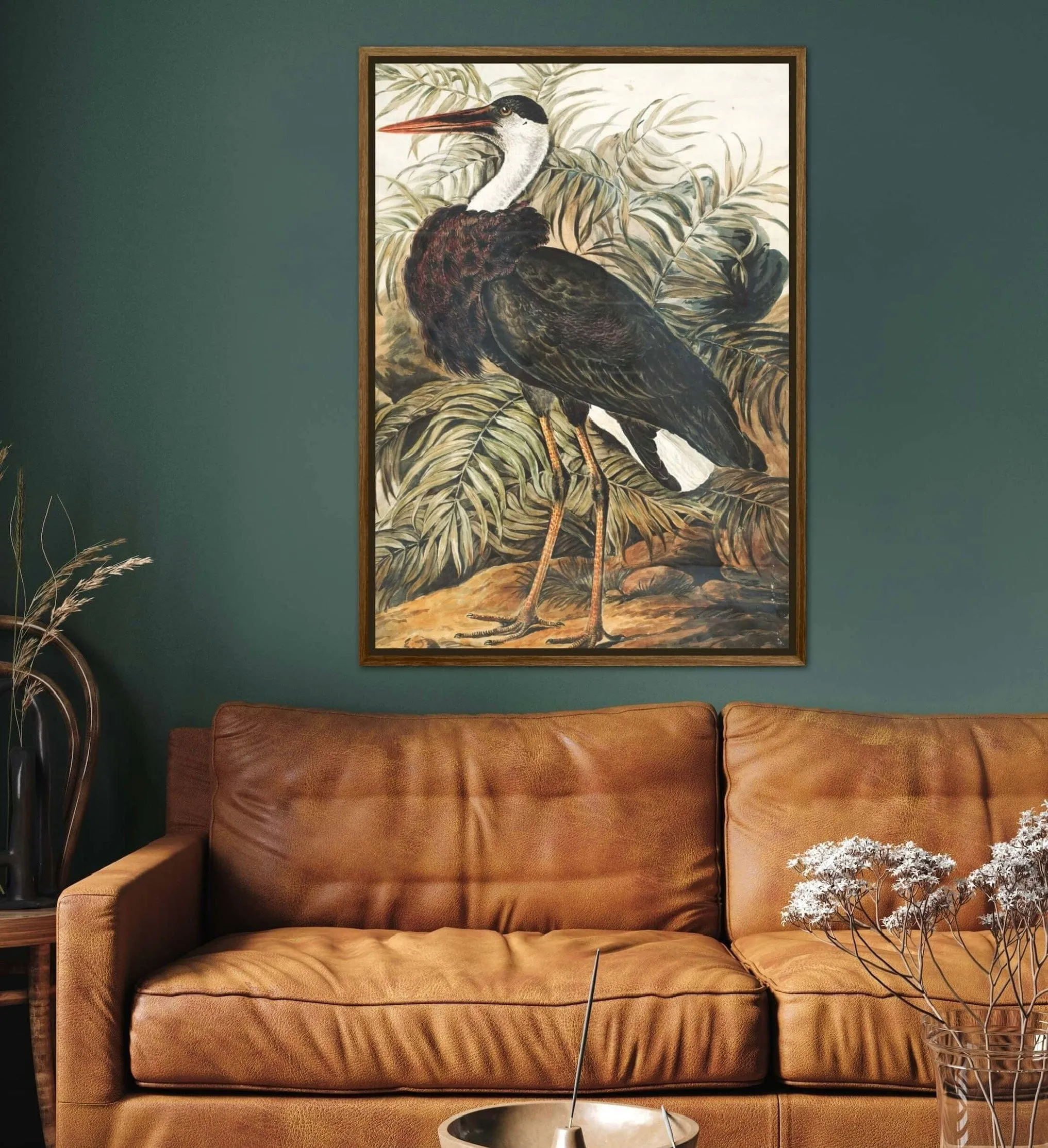 Vintage Stork Print