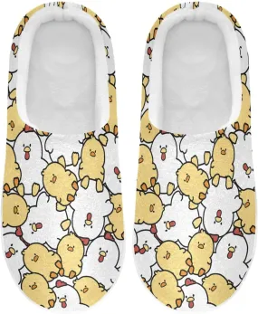 Women's and Men's Fuzzy House Slippers Cozy Memory Foam Slippers Warm Nonslip Slippers