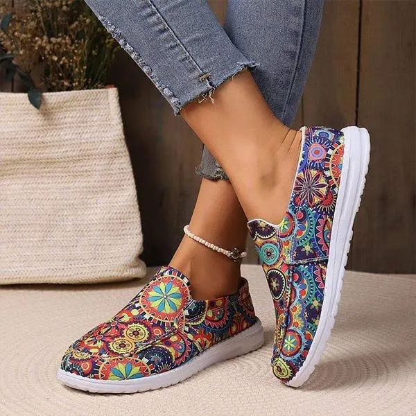 Women's Graffiti Canvas Shoes 04880394C