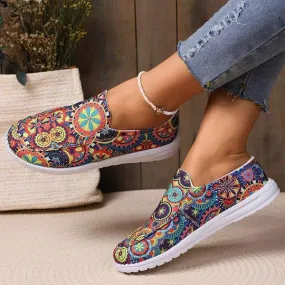 Women's Graffiti Canvas Shoes 04880394C