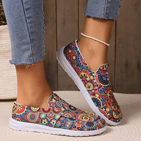 Women's Graffiti Canvas Shoes 04880394C