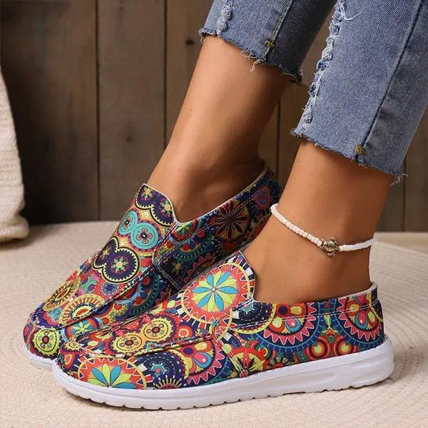Women's Graffiti Canvas Shoes 04880394C