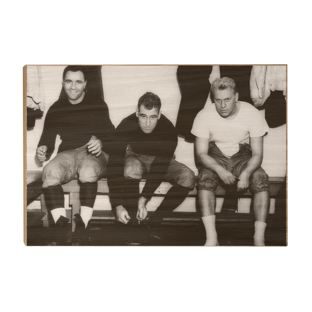 Yale Bulldogs - Vintage Gerald Ford and the Boys Suiting Up