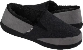 Zigzagger Men's Zermatt Wool-blend Loafer Slippers with Memory Foam Indoor